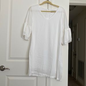 Plain White Dress